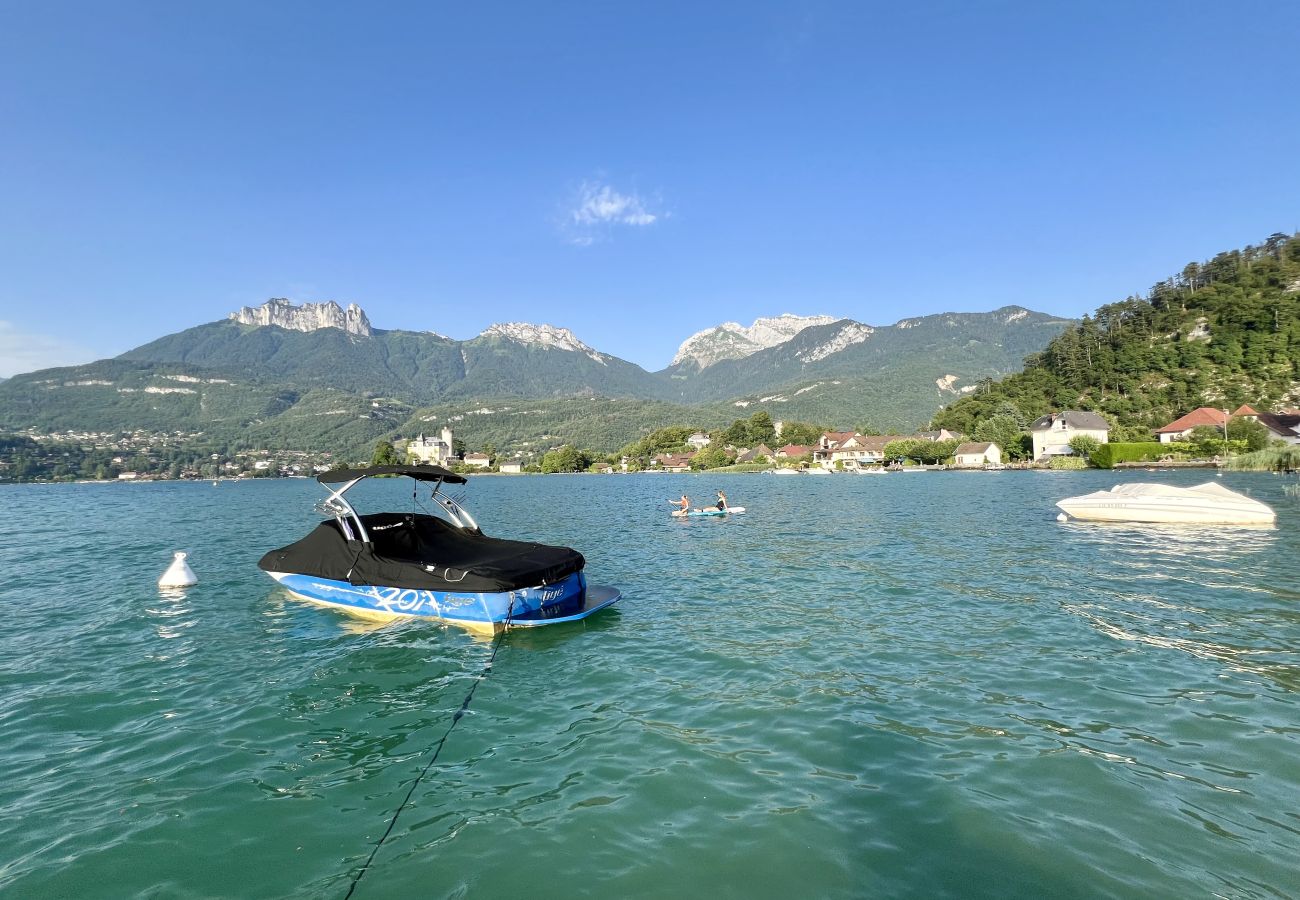 Studio in Duingt - Studio La Baie des Voiles  vue lac et montagne